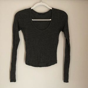 Brandy Melville Cropped Long Sleeve